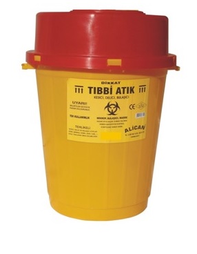 TIBB ATIK KUTUSU 50 LT ( 10 ADET)