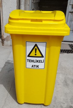 Tehlikeli Atk Konteyneri 120 lt / Sar